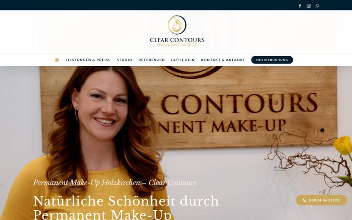 Screenshot of clearcontours.de