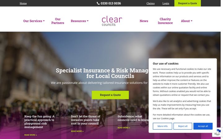 Ekrānuzņēmums no clearcouncils.co.uk