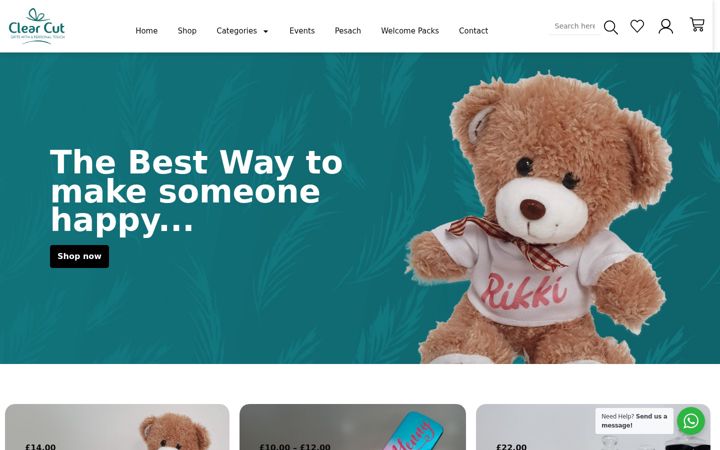 Screenshot of clearcutnw.co.uk