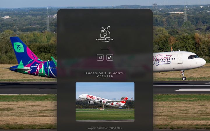 Screenshot of clearedtospot.com