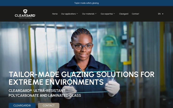 Screenshot of cleargard.eu