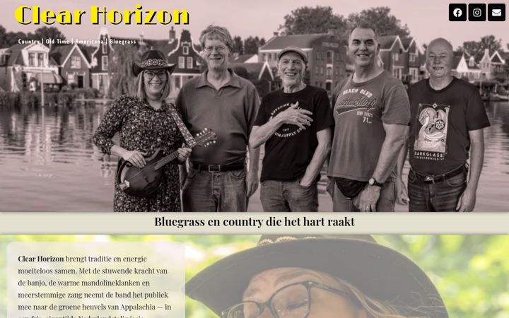 Kuvakaappaus sivustosta clearhorizon.eu
