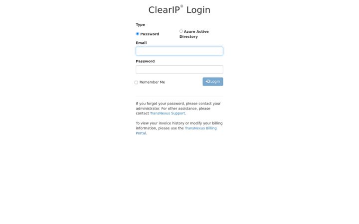 Captura de ecrã de clearip.com