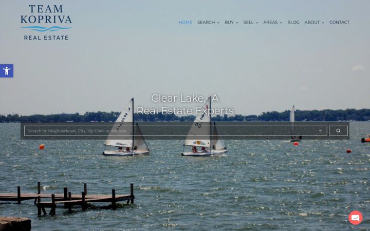 Screenshot of clearlakeiarealtor.com