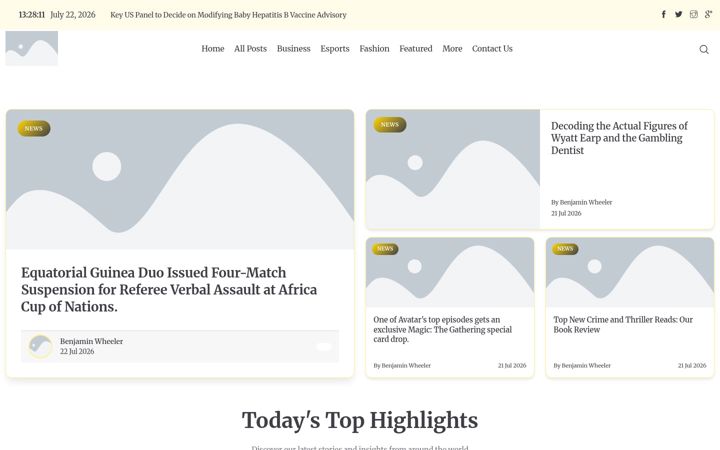Screenshot of clearluckyworld.com