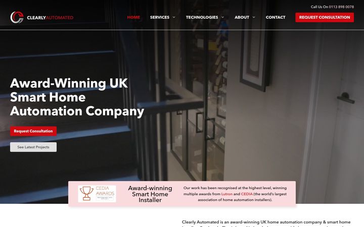 Posnetek zaslona clearlyautomated.co.uk