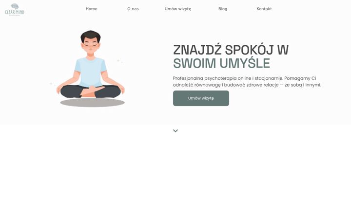 Screenshot of clearmindpsychoterapia.pl