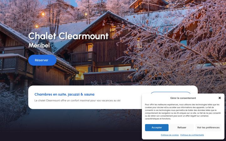 Screenshot of clearmount-meribel.com