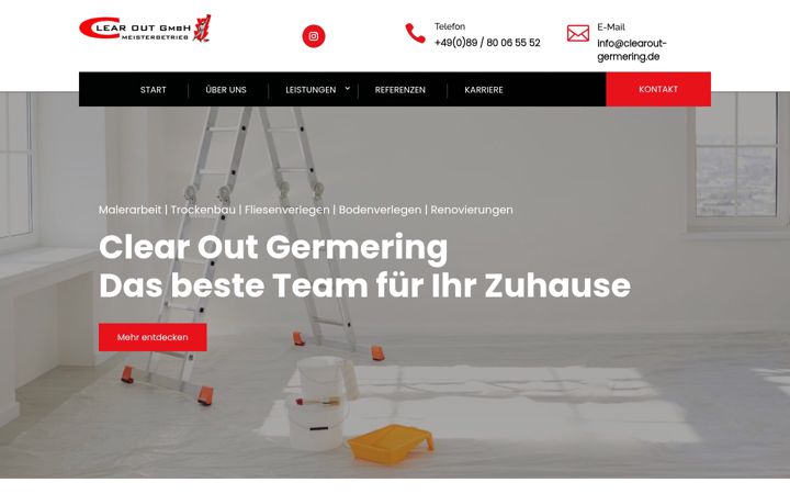 Screenshot of clearout-germering.de