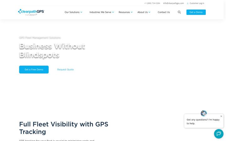 Zrzut ekranu clearpathgps.com