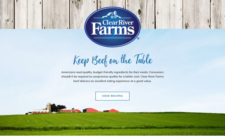 Screenshot of clearriverfarms.com