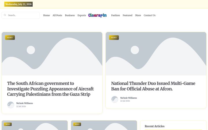 Screenshot of clearspinstudio.nl