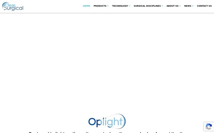 Screenshot of clearsurgical.com