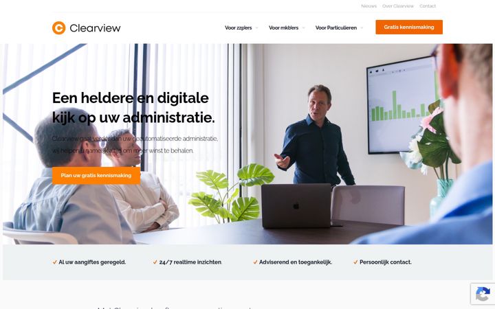 Ekrānuzņēmums no clearviewfinance.nl