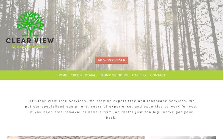 Screenshot of clearviewoutdoors.com