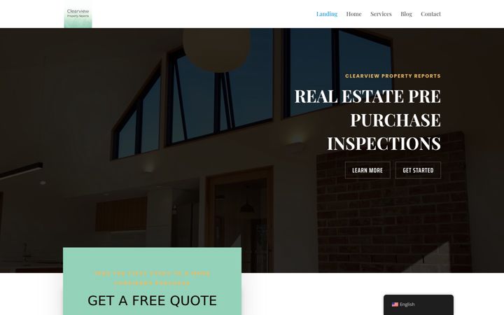 Ekrano kopija clearviewpropertyreports.net