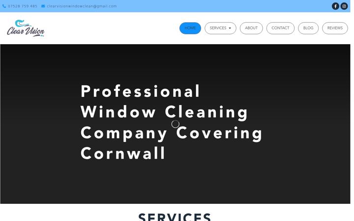 Screenshot of clearvision-window-cleaning.co.uk