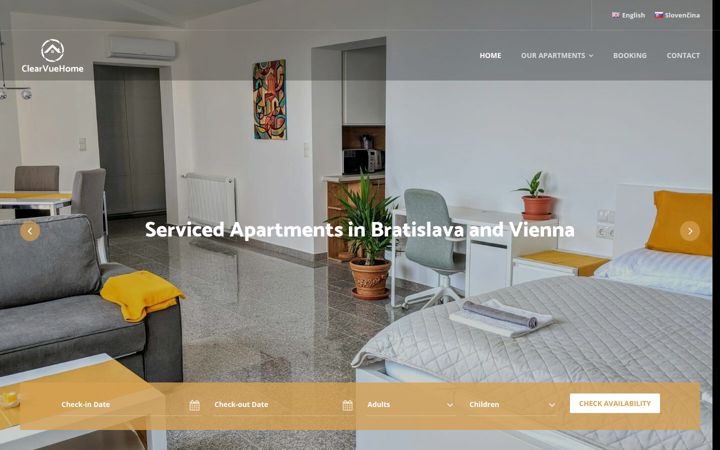 Screenshot of clearvuehome.com