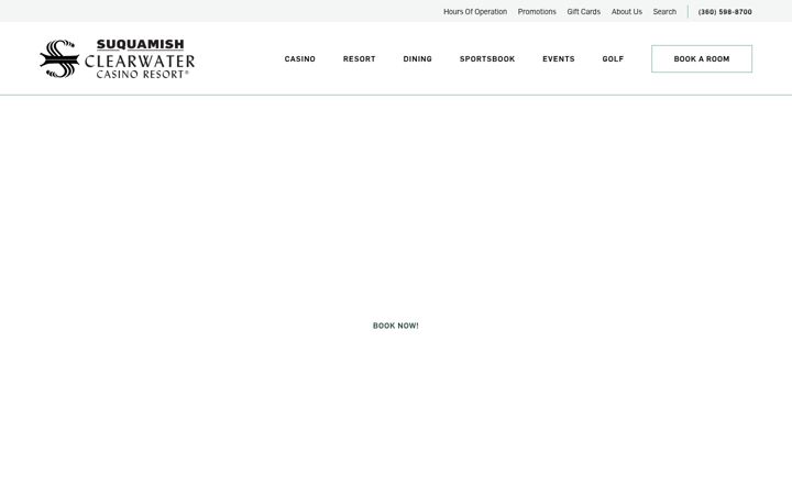 Captura de pantalla de clearwatercasino.com