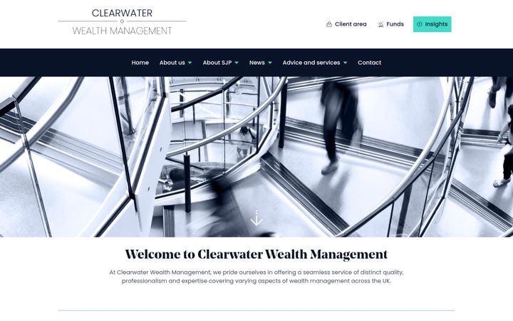 Screenshot του clearwaterwm.co.uk