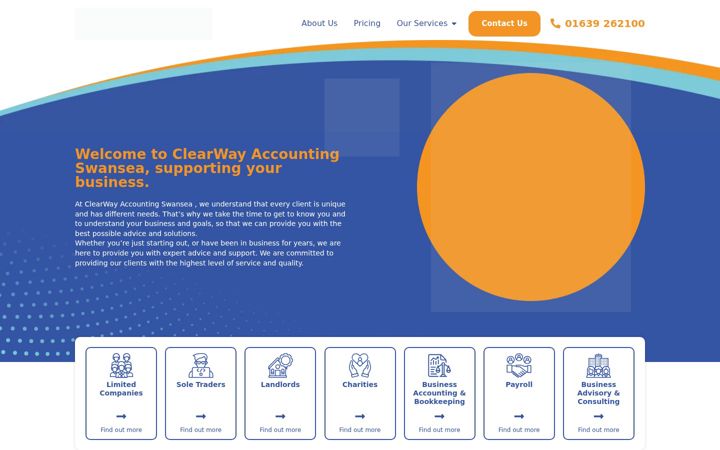 Screenshot του clearwayaccounting.co.uk