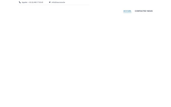 Screenshot of clearzone.be