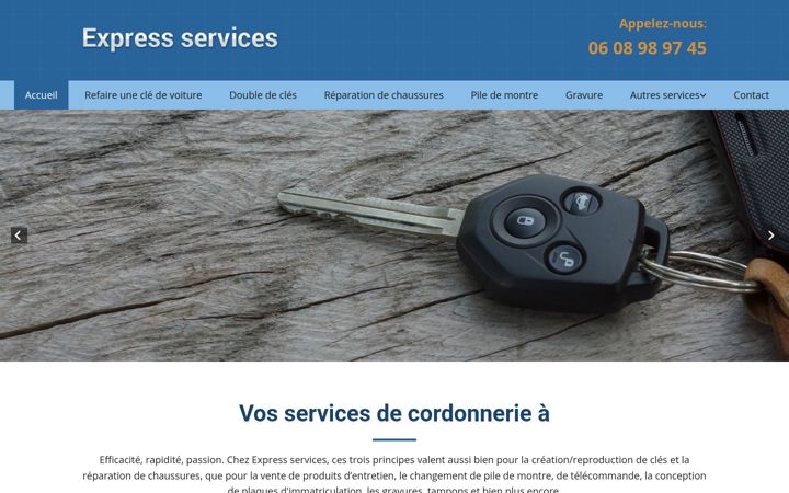 Kuvakaappaus sivustosta cleauto74.fr