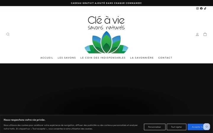 Skärmbild av cleavie.ca