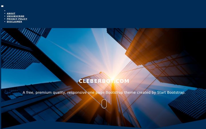 Screenshot of cleberbot.com