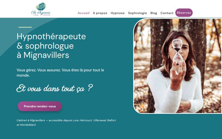 Screenshot of cledhypnose.com