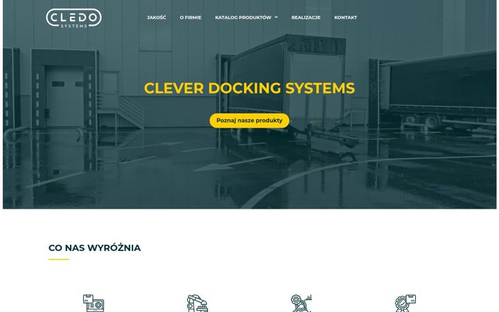 Екранна снимка на cledosystems.pl