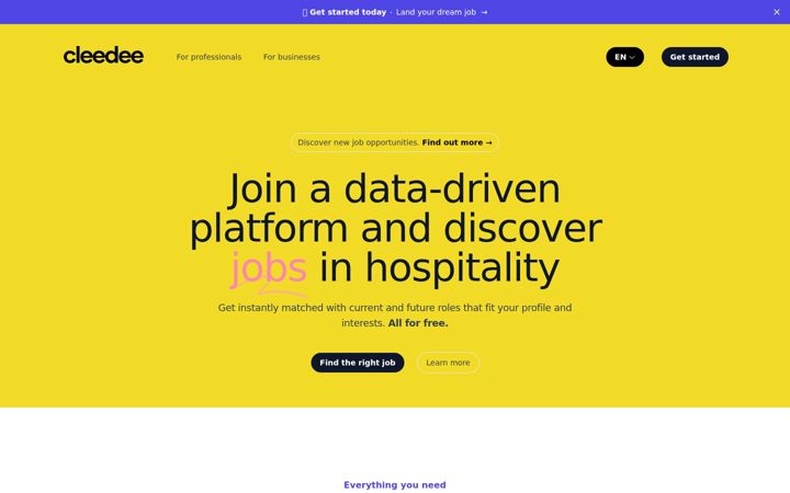 Screenshot of cleedee.com