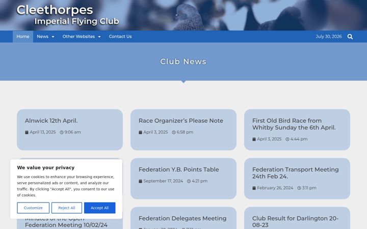Screenshot von cleeimp.co.uk