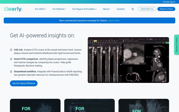 Screenshot of cleerlyhealth.com