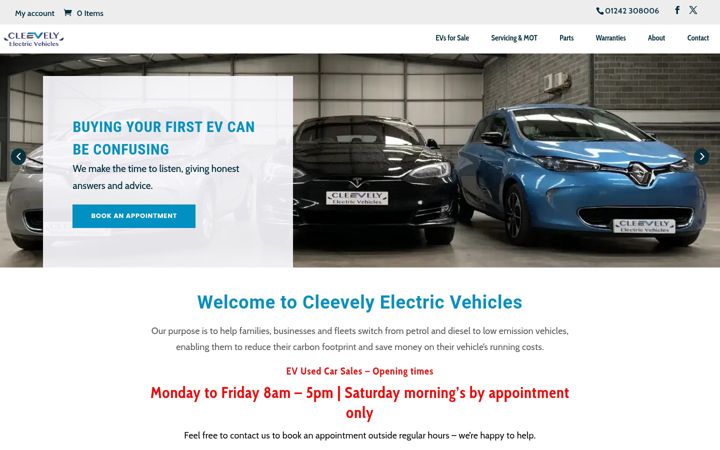 Screenshot von cleevelyev.co.uk