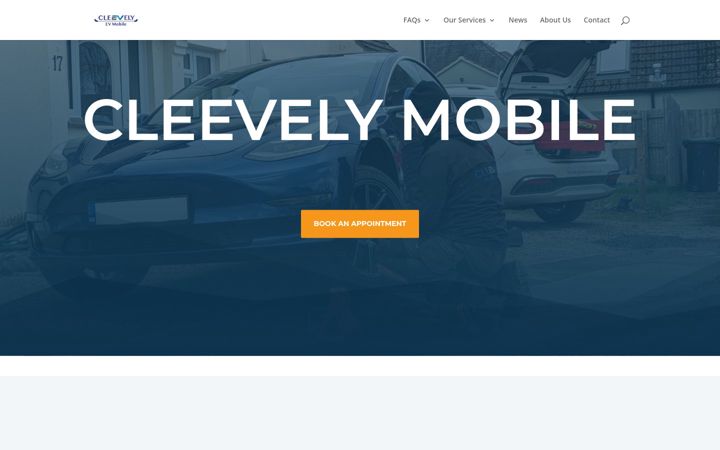 Screenshot von cleevelymobile.co.uk