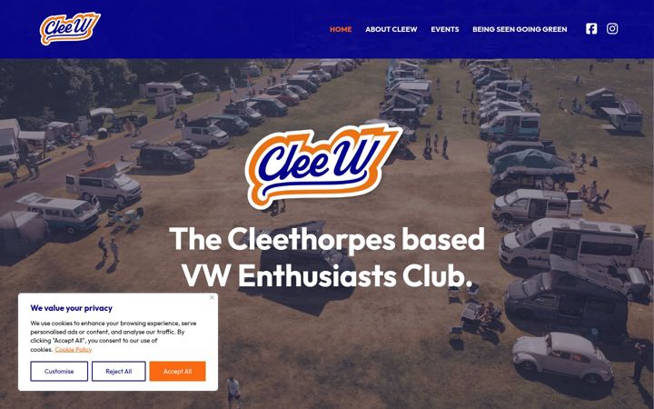 Screenshot of cleew.co.uk
