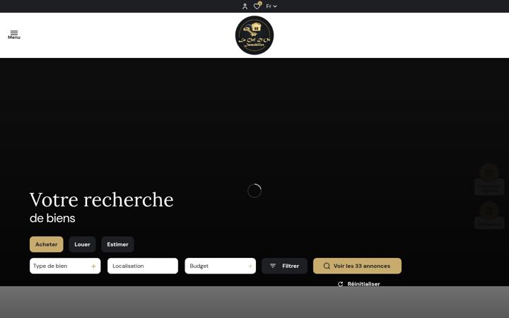 Screenshot of clef-dor-immo.com