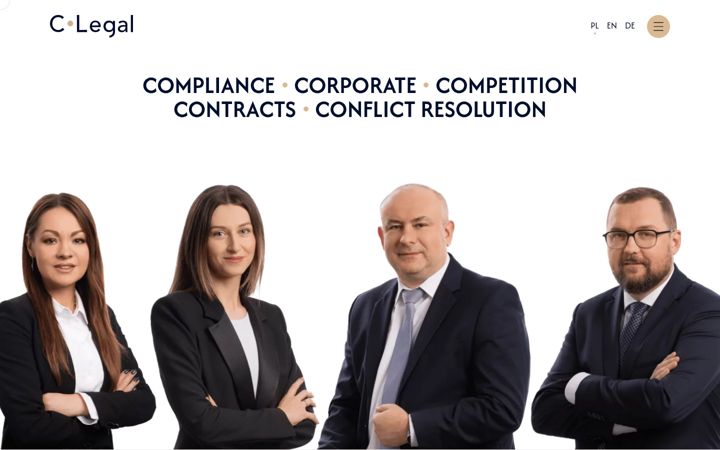 Screenshot of clegal.pl