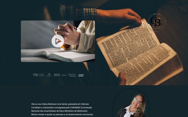 Screenshot of cleinybarbosa.com