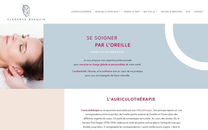 Screenshot of clemence-auriculo.com