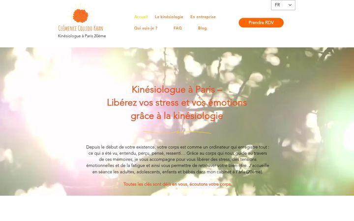 Screenshot of clemencecollioukhan-kinesiologue.com