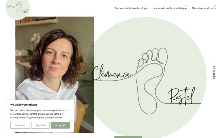 Screenshot of clemencerastel.com