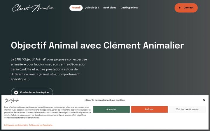 Zrzut ekranu clement-animalier.fr