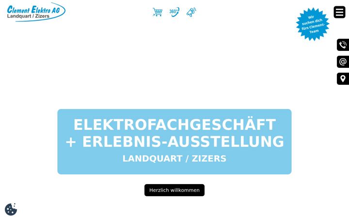 Screenshot of clement-elektro.ch