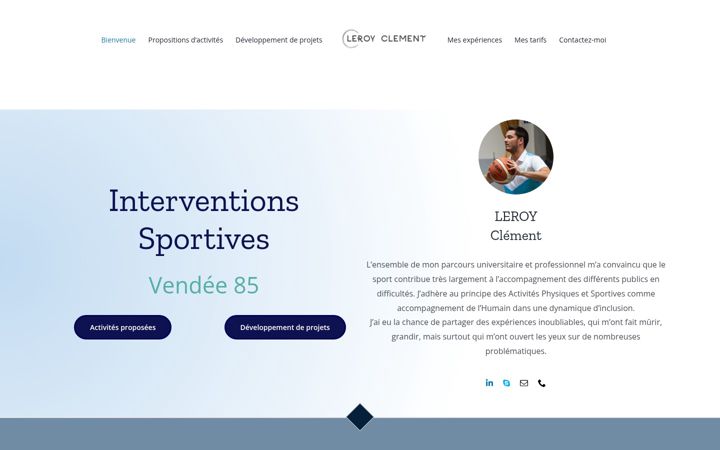 Zrzut ekranu clement-leroy-sport.fr