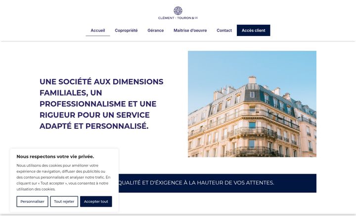 Screenshot of clement-touron.fr