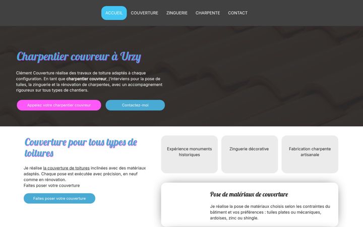 Screenshot of clementcouverturecc.fr