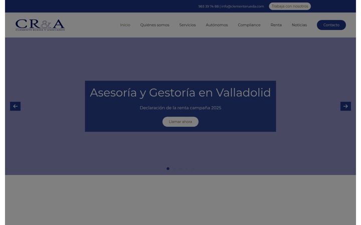 Screenshot of clementerueda.com