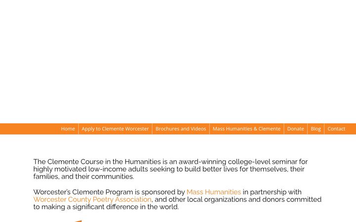 Screenshot of clementeworcester.com